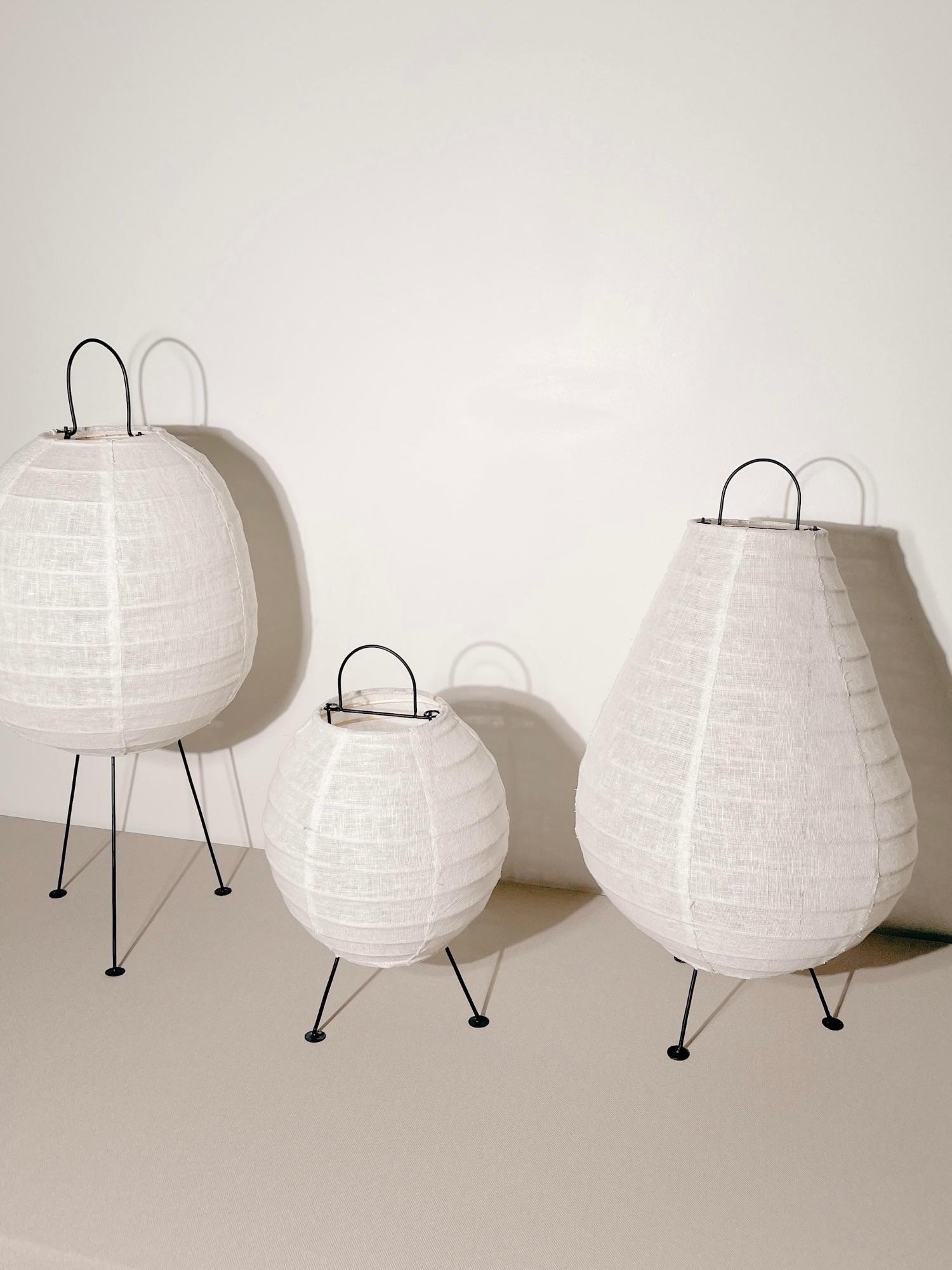 Linen Lantern Lamp 003