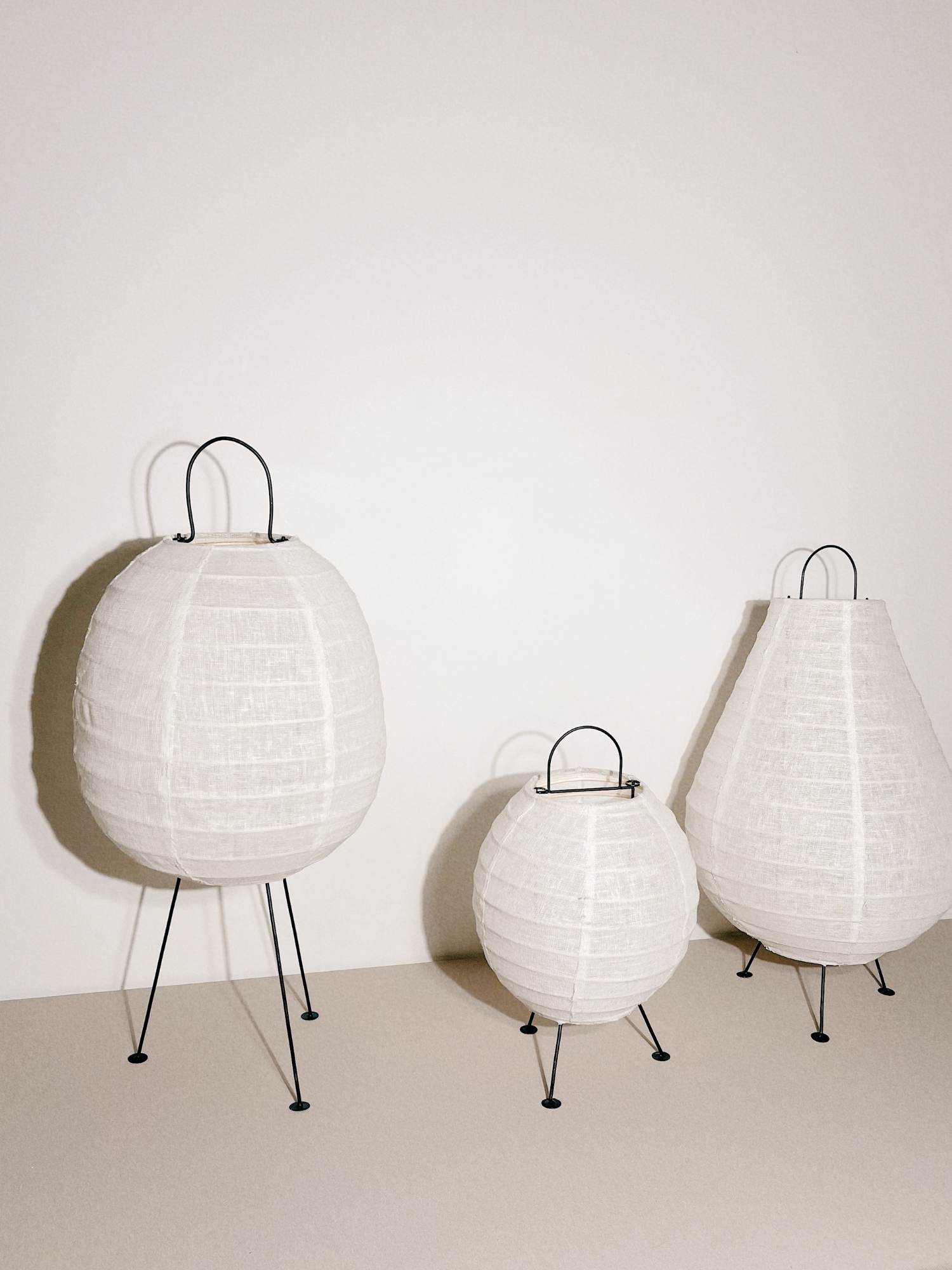 Linen Lantern Lamp 003