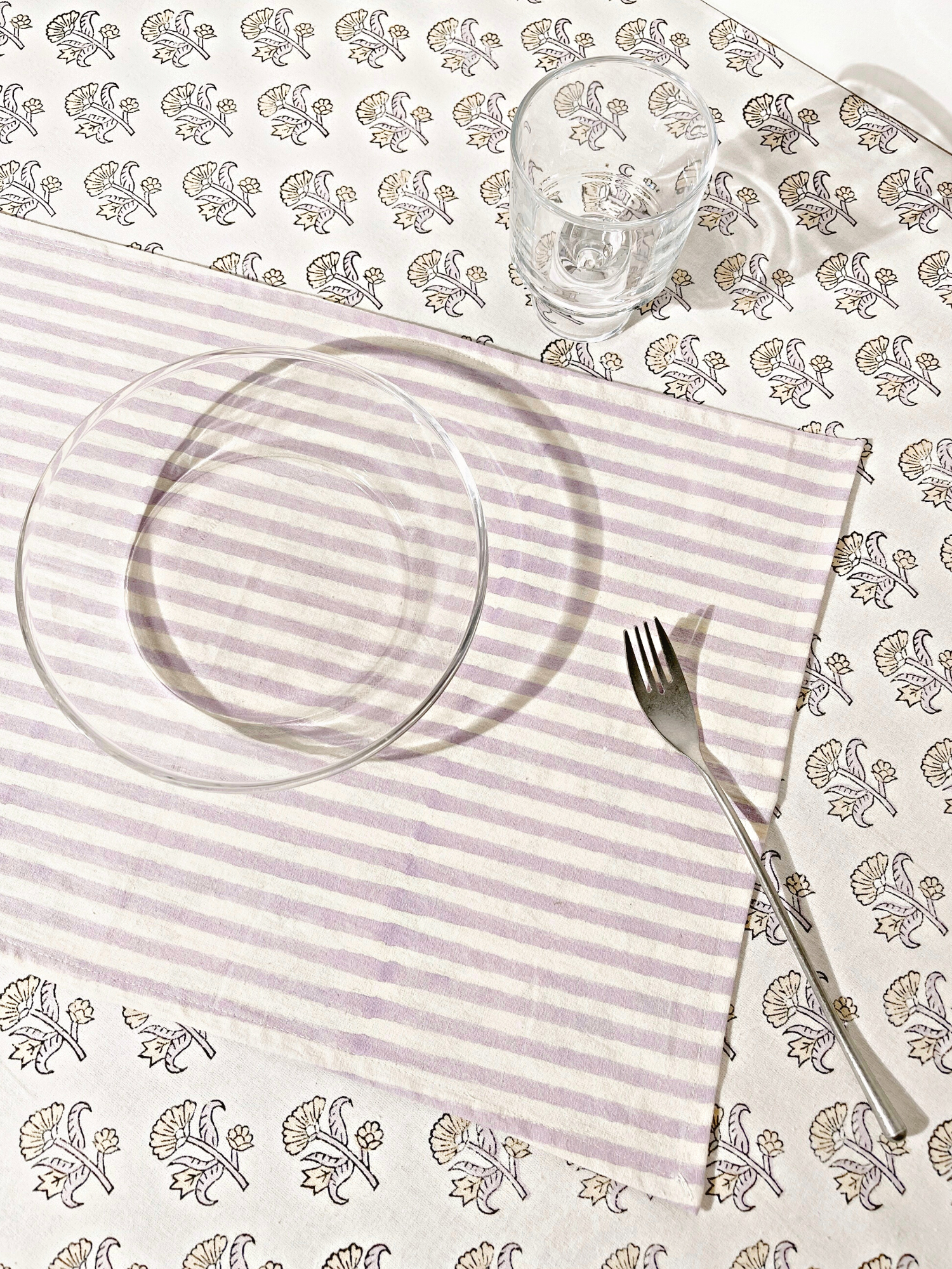 NUNO 100% Cotton Placemat Set (Shiroi)