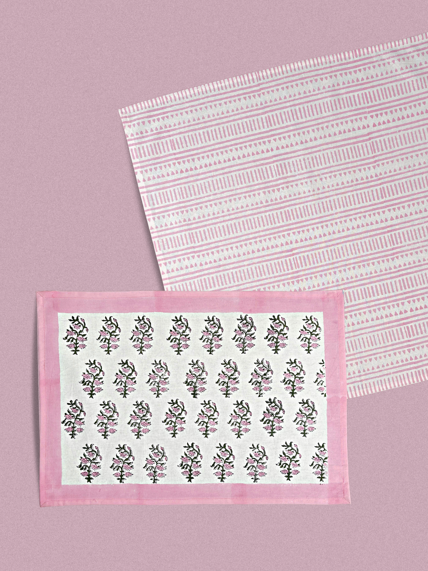 NUNO 100% Cotton Napkin Set (Pinko)