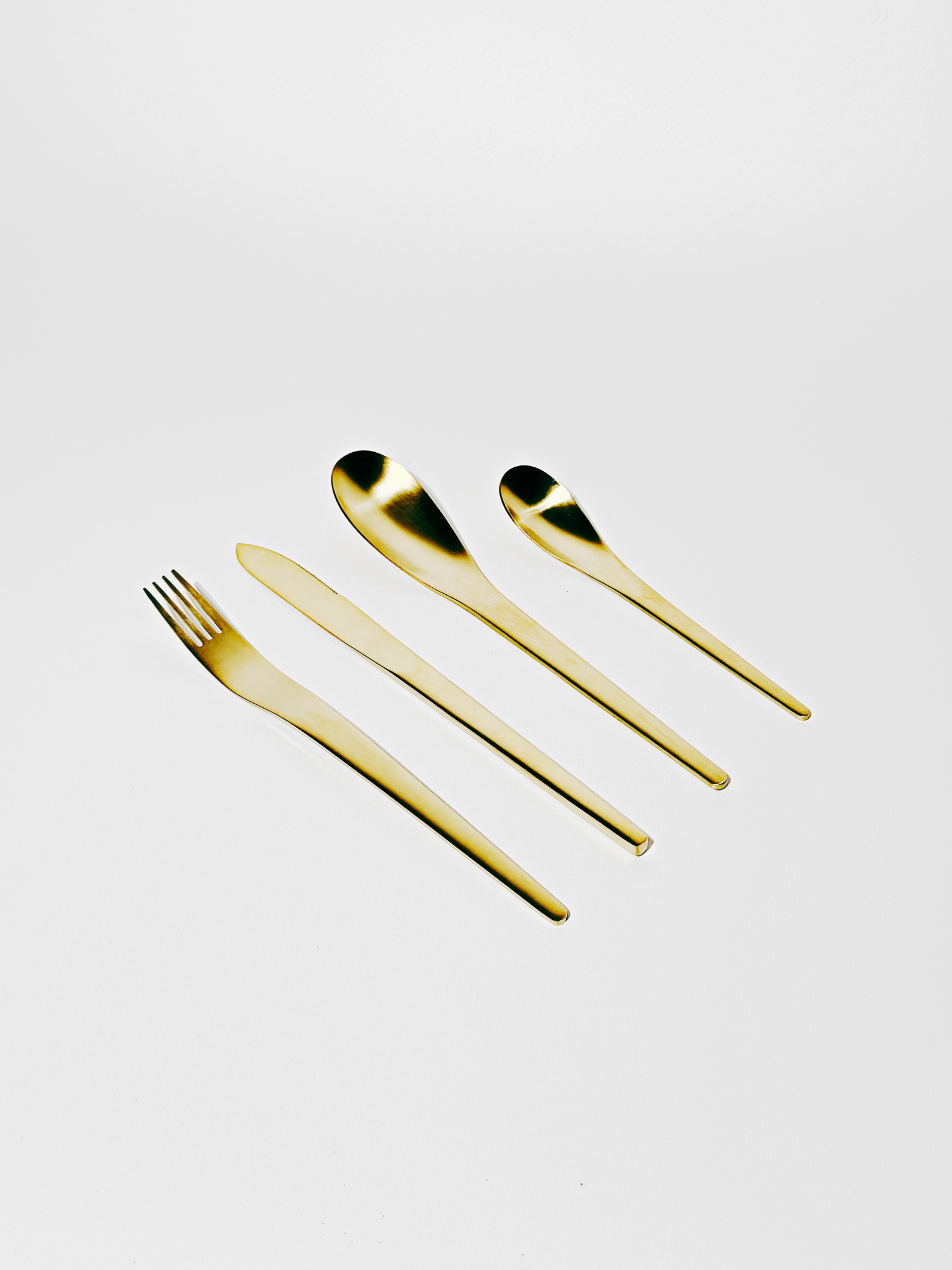 META Raw Cutlery Set (Gold)