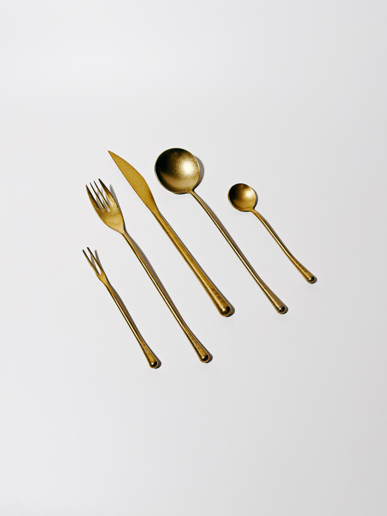 META Cutlery Set - Brushed Gold