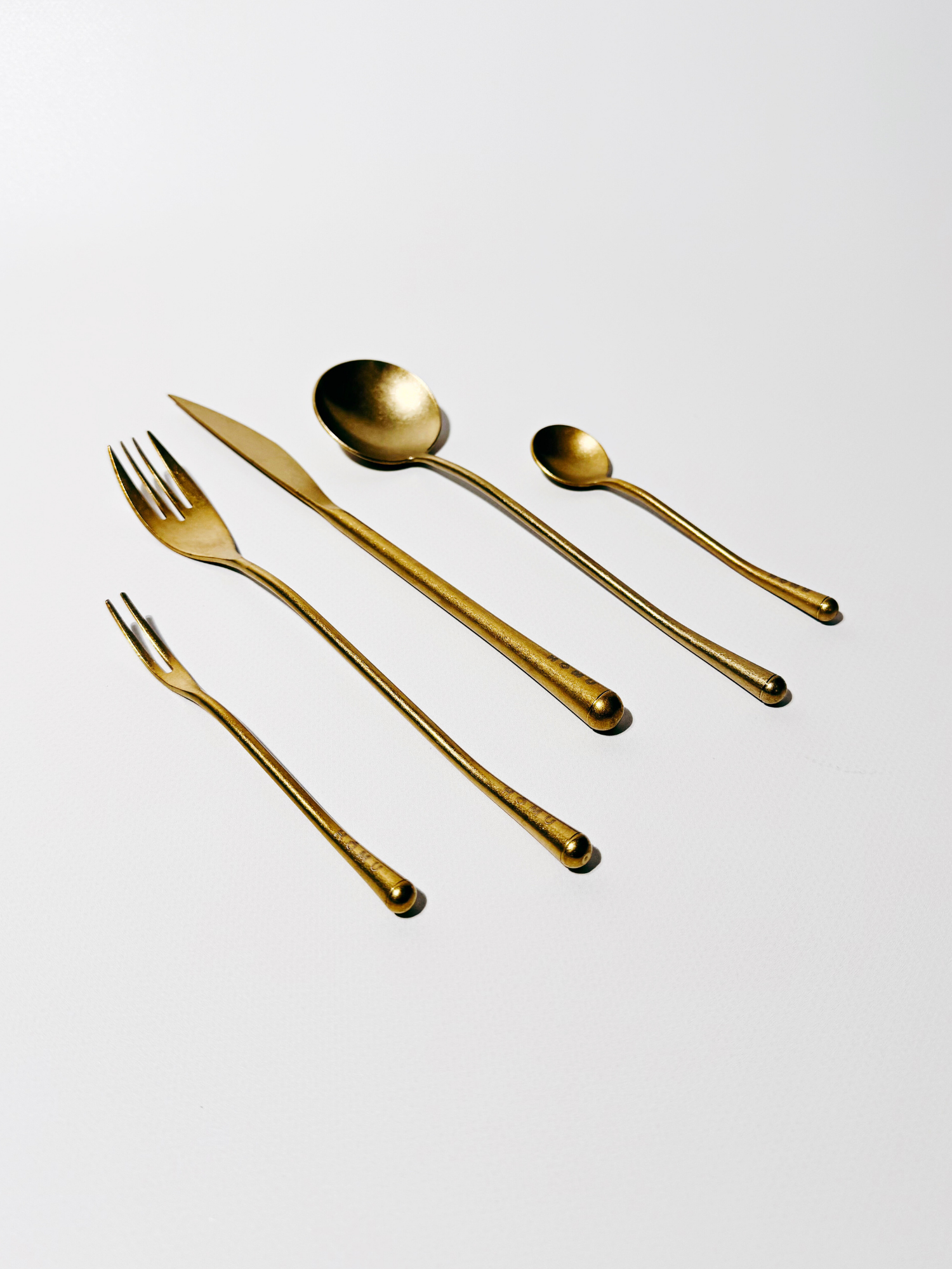 META Cutlery Set - Brushed Gold