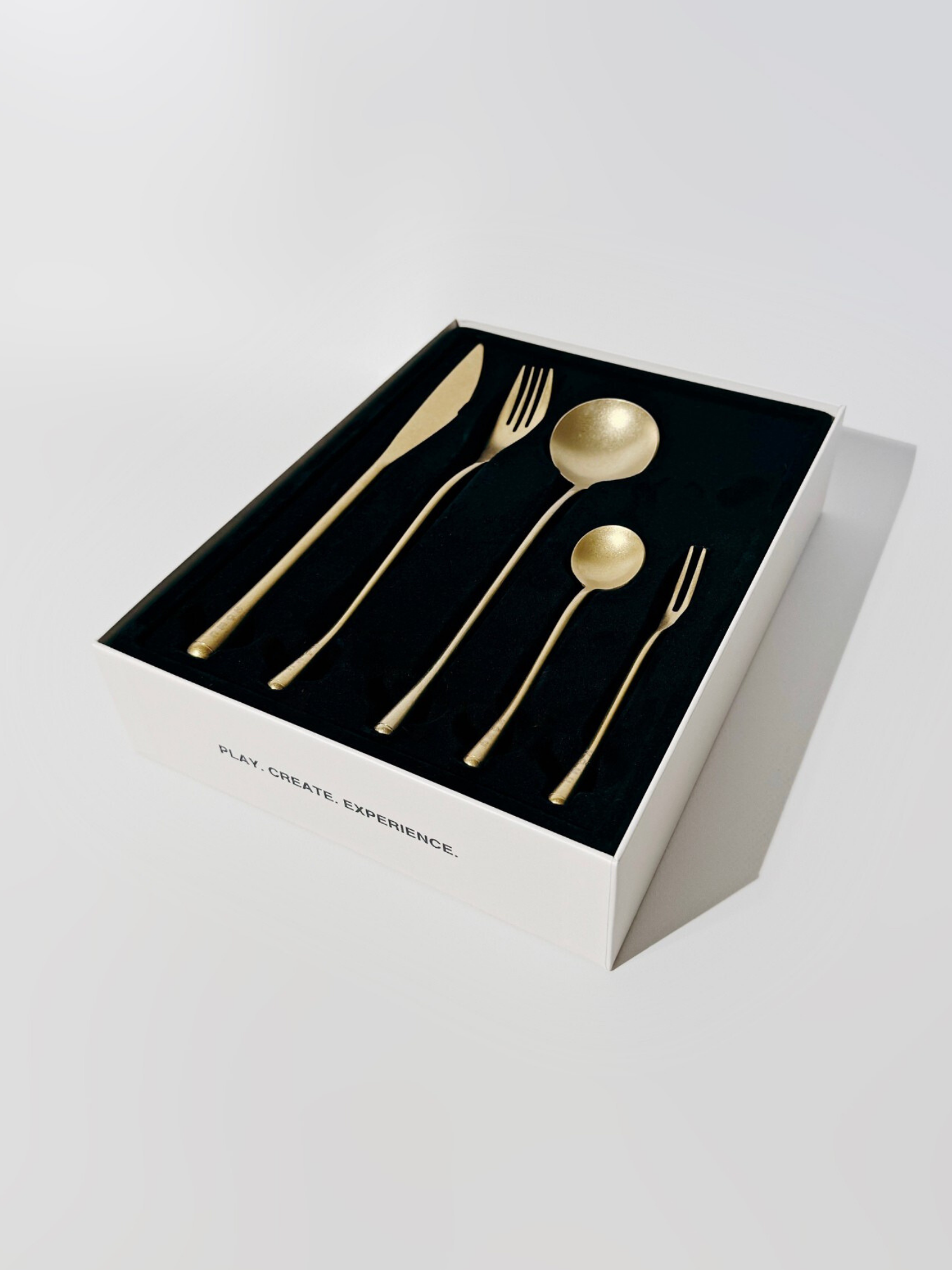META Cutlery Set - Brushed Gold