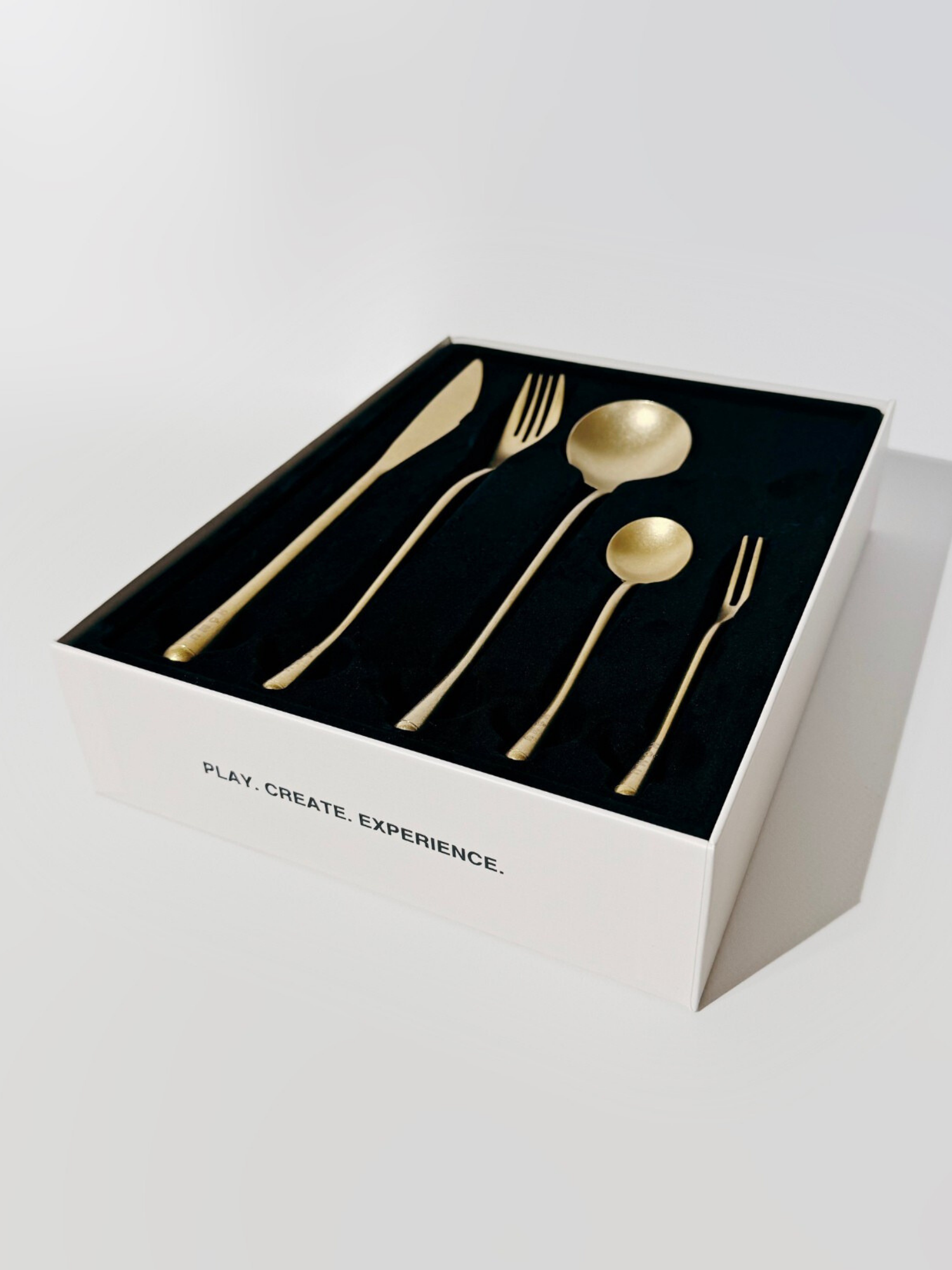 META Cutlery Set - Brushed Gold