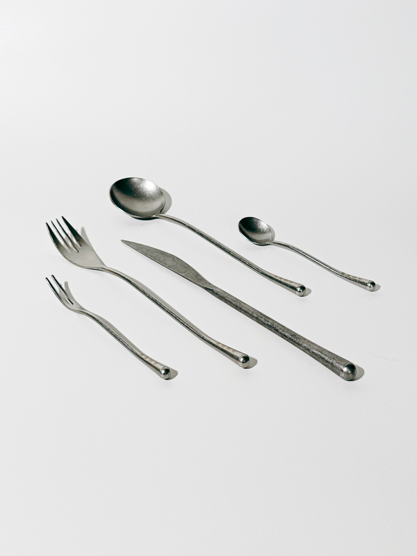 META Cutlery Set - Brushed Silver