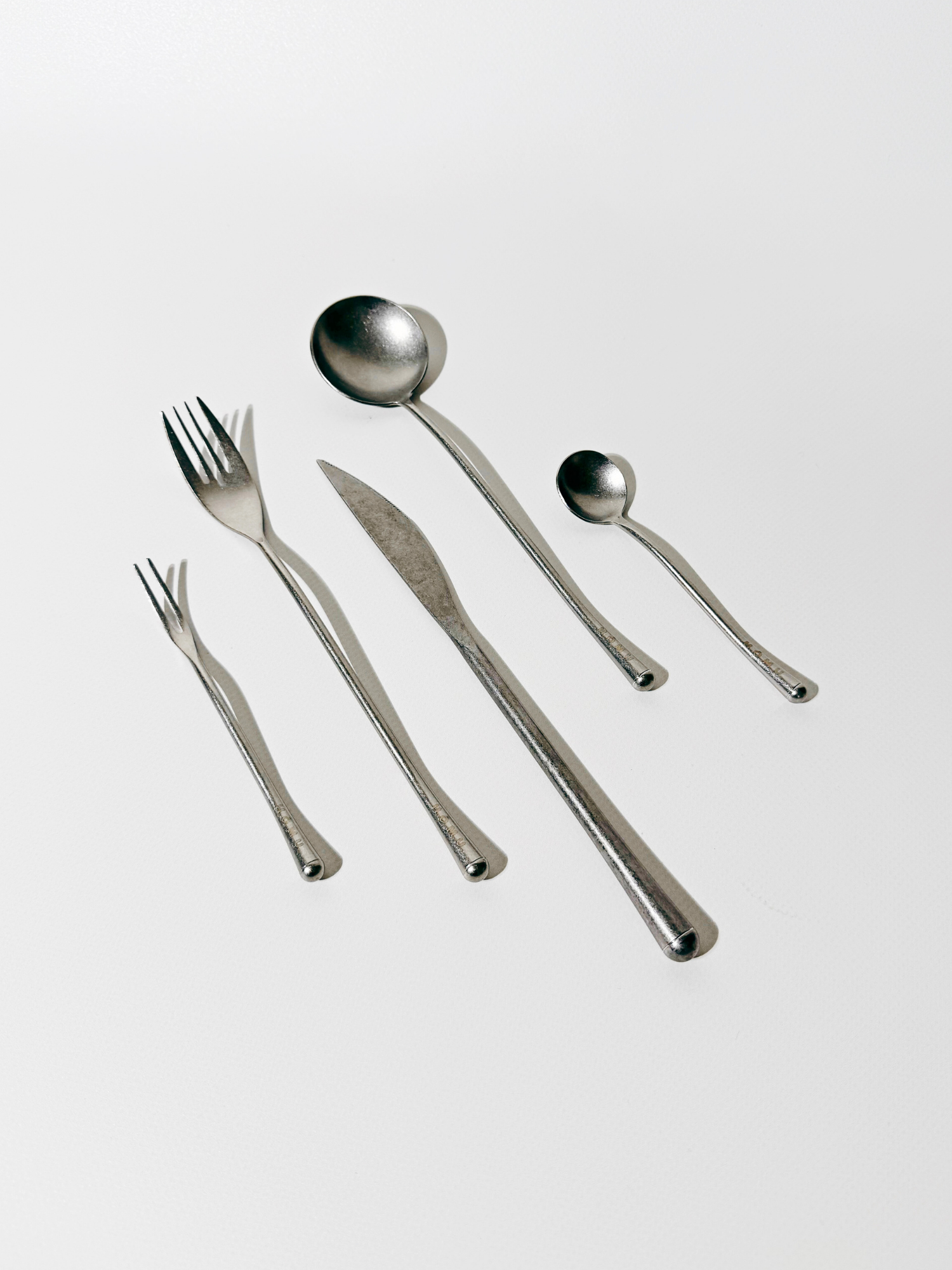 META Cutlery Set - Brushed Silver