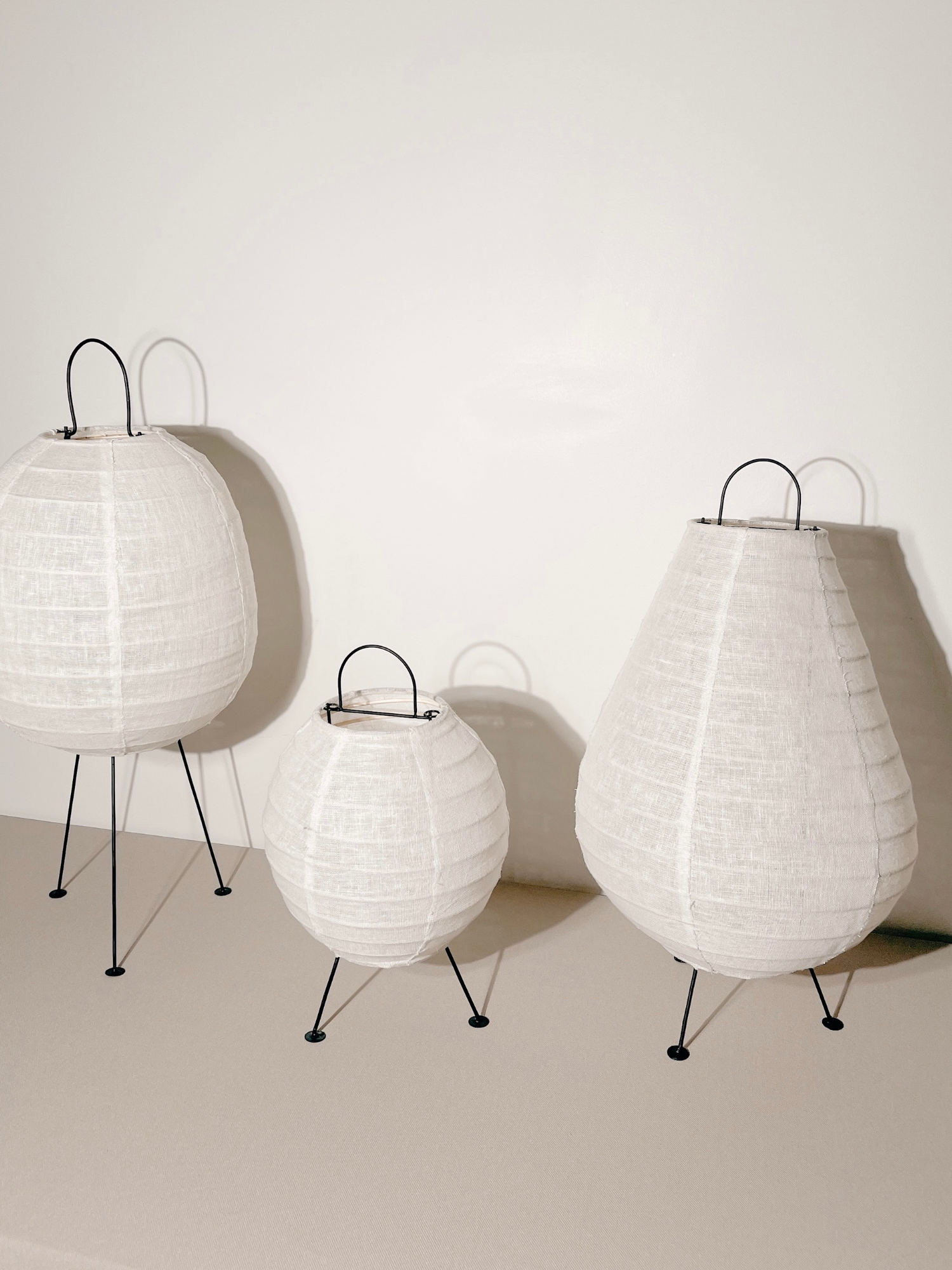 Linen Lantern Lamp 002