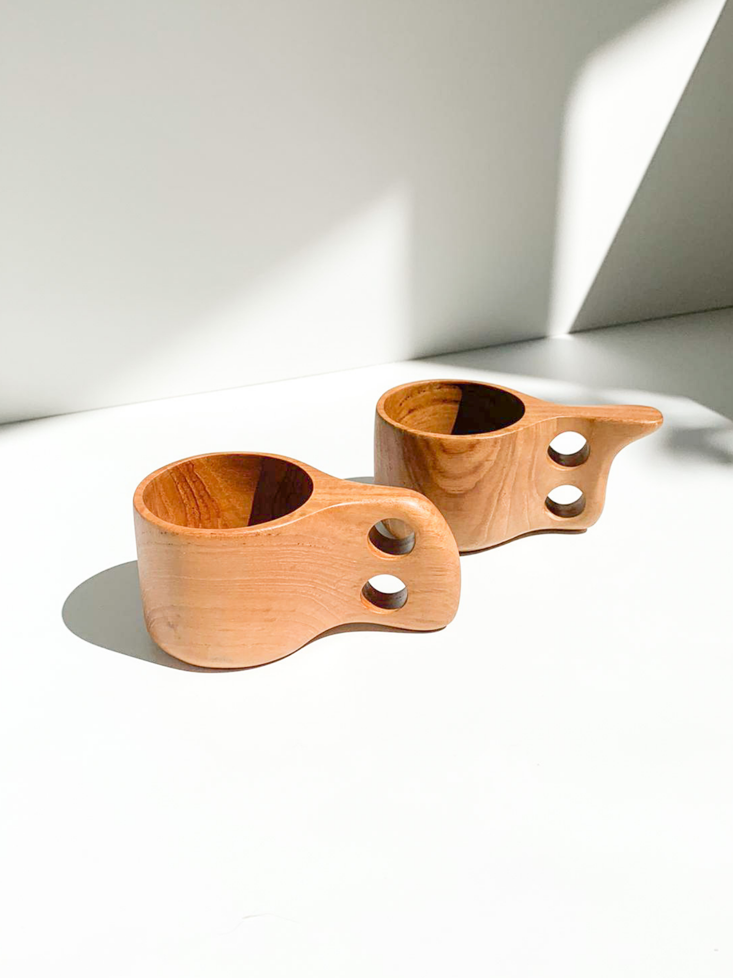 Natural Wooden Cup Set
