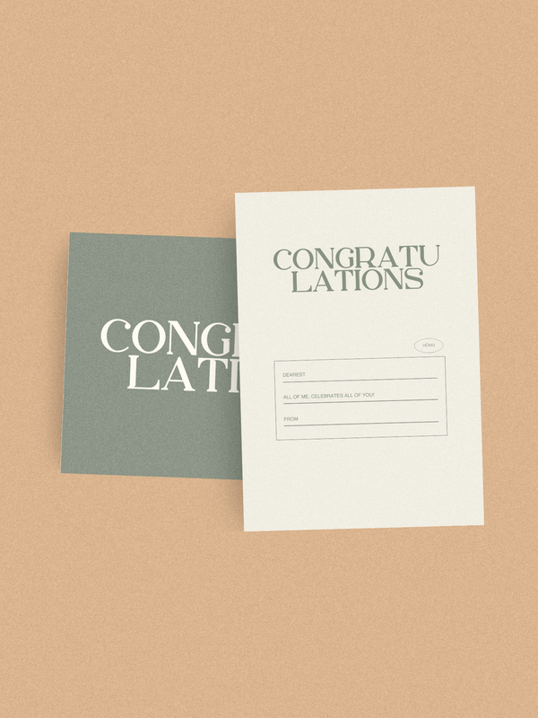 Congratulatory Postcard