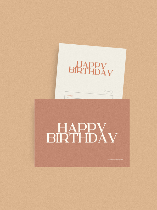 Happy Birthday Postcard